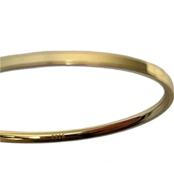 14k gold plated 1mm ring dainty Small and delicate - Picture 3 of 5